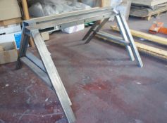 2 x Steel Fabricated Trestles