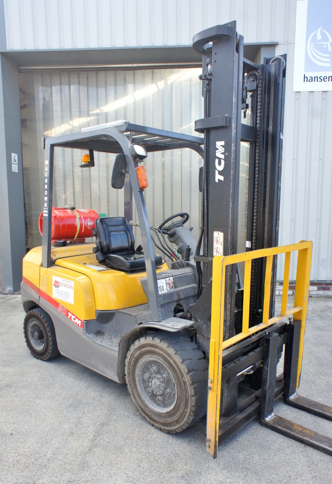 TCM FG30 LPG Forklift Truck, 3000kg capacity, side - Image 2 of 11