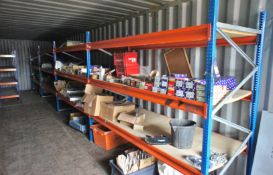 4 x Bays of Boltless Shelving comprising of 5 x En