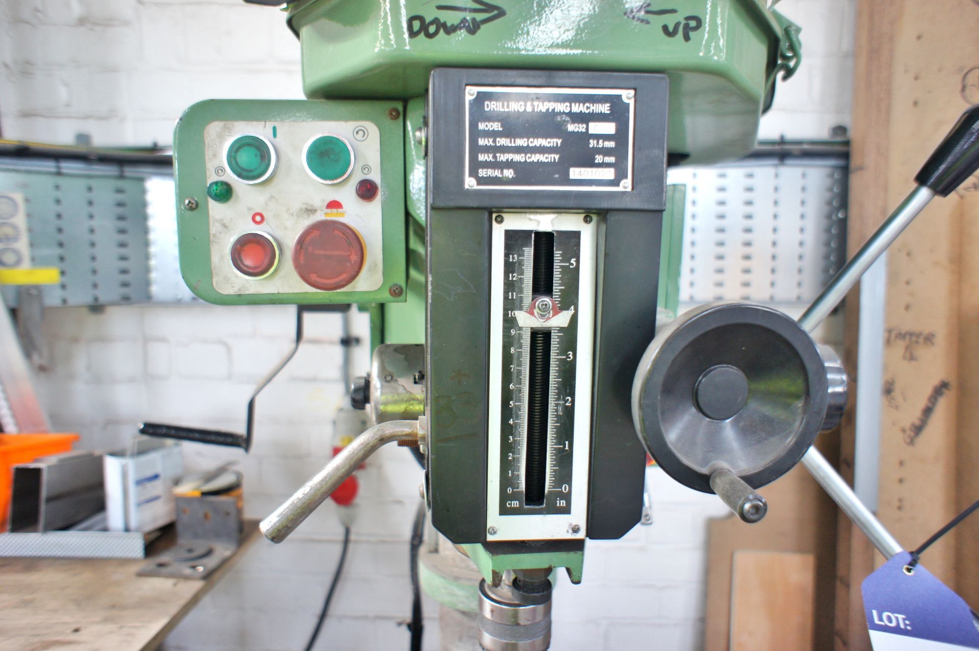 Bema MG32C Drilling / Tapping machine, s/n 1401021 - Image 3 of 5