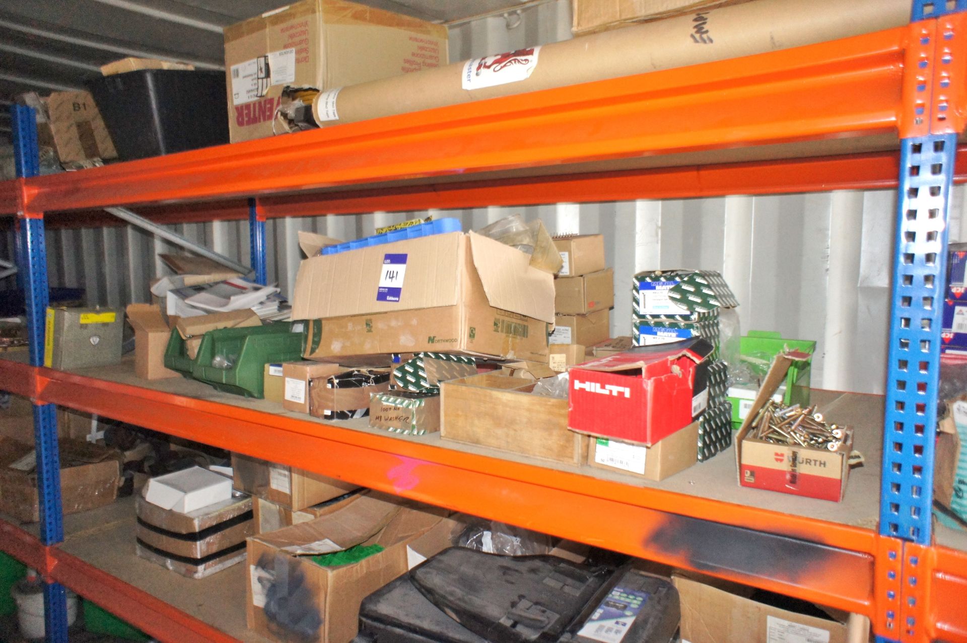 Contents to 4 x Bays of Boltless Shelving includin - Image 6 of 12
