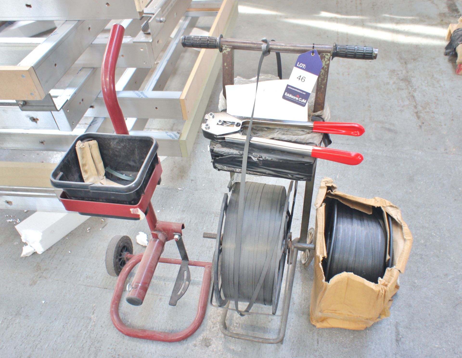 Banding Carts with Various Tools