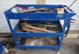 Draper Mobile Tool Cart with contents