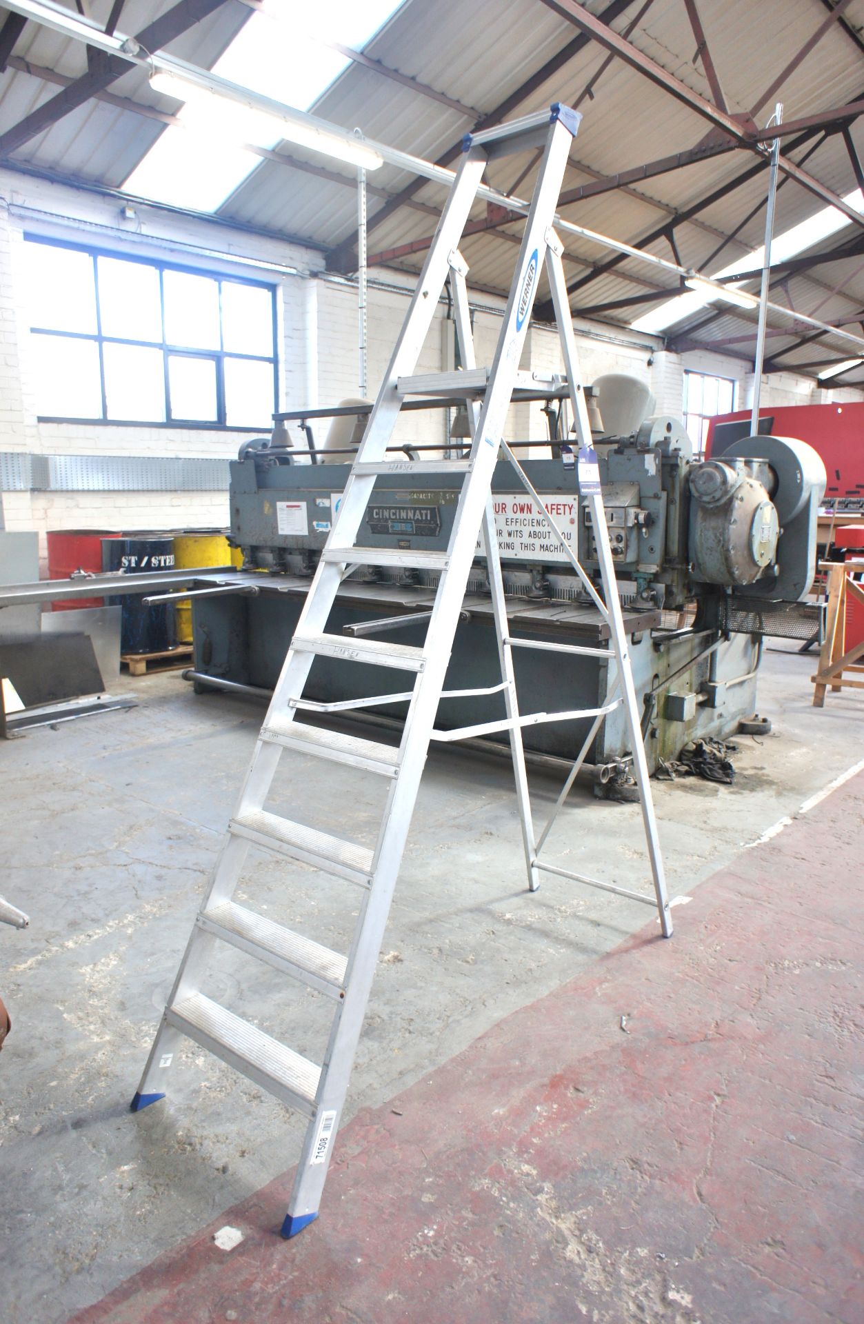 Werner Aluminium 8-Tred Stepladder - Image 3 of 3