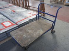 Steel Fabricated Retail Cart, 1180mm x 650mm