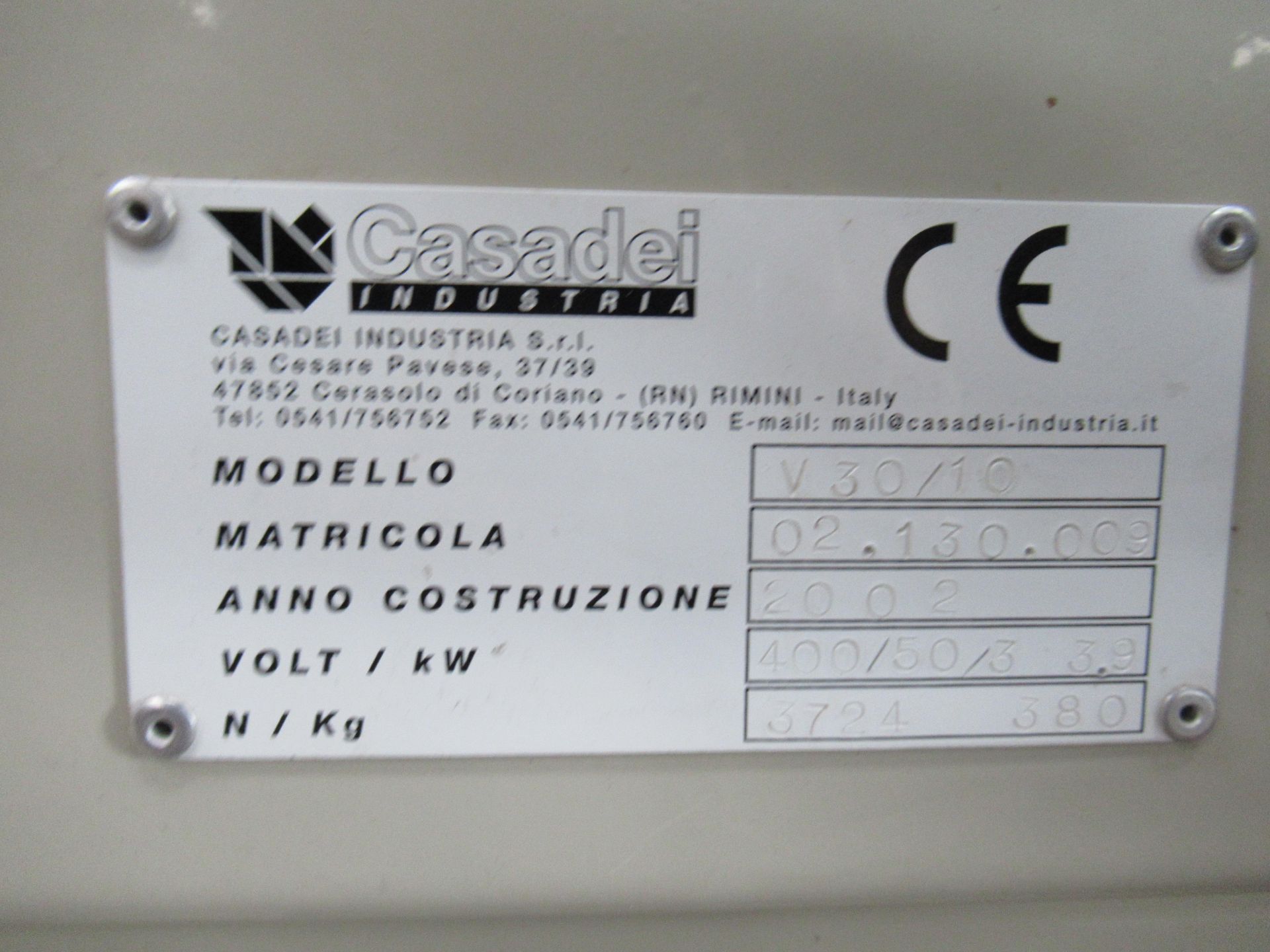 Casadei V30/10 Edgebander - Image 7 of 7