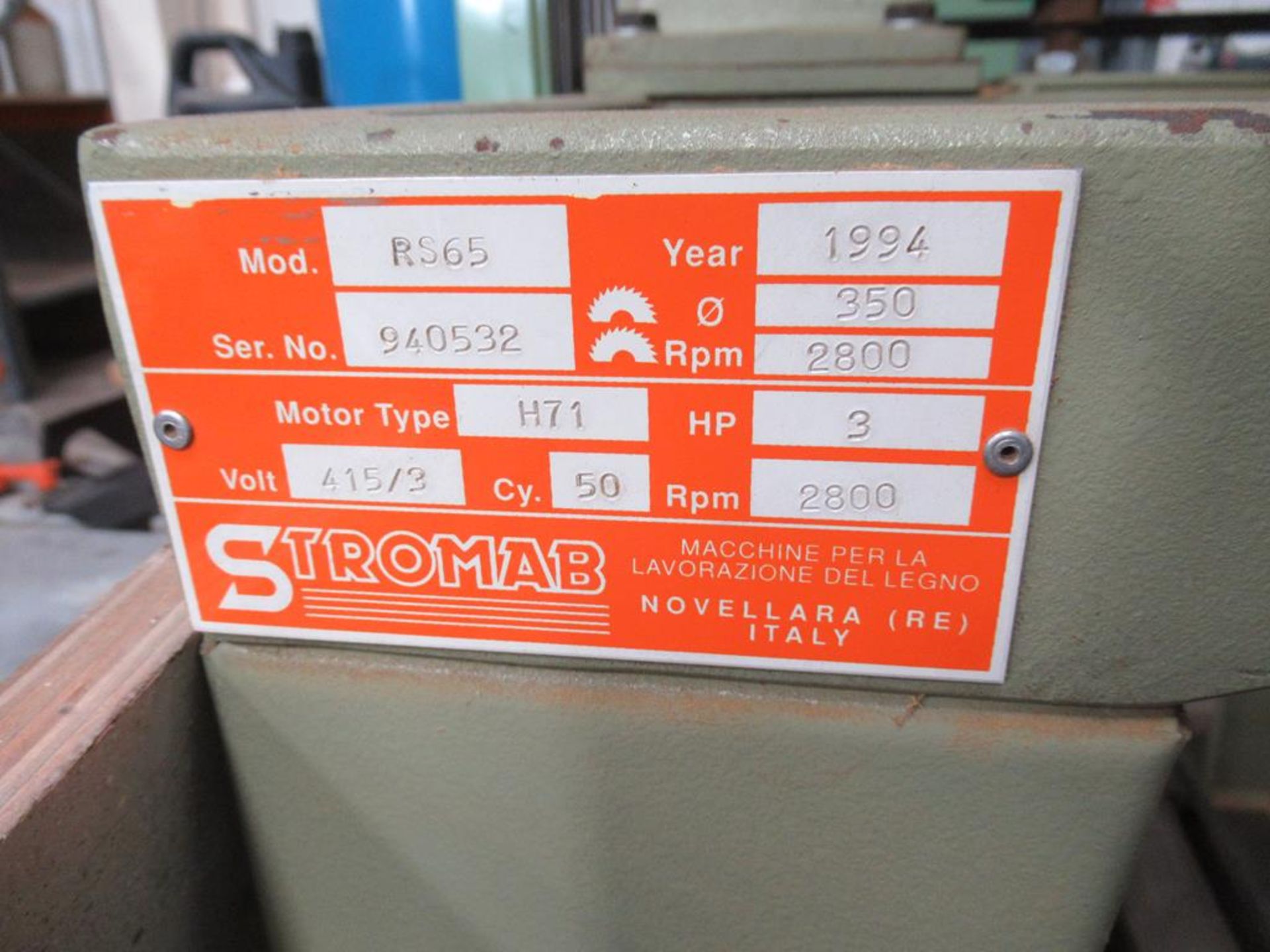 Stromab Radial Arm Saw Model R565 - Image 6 of 6