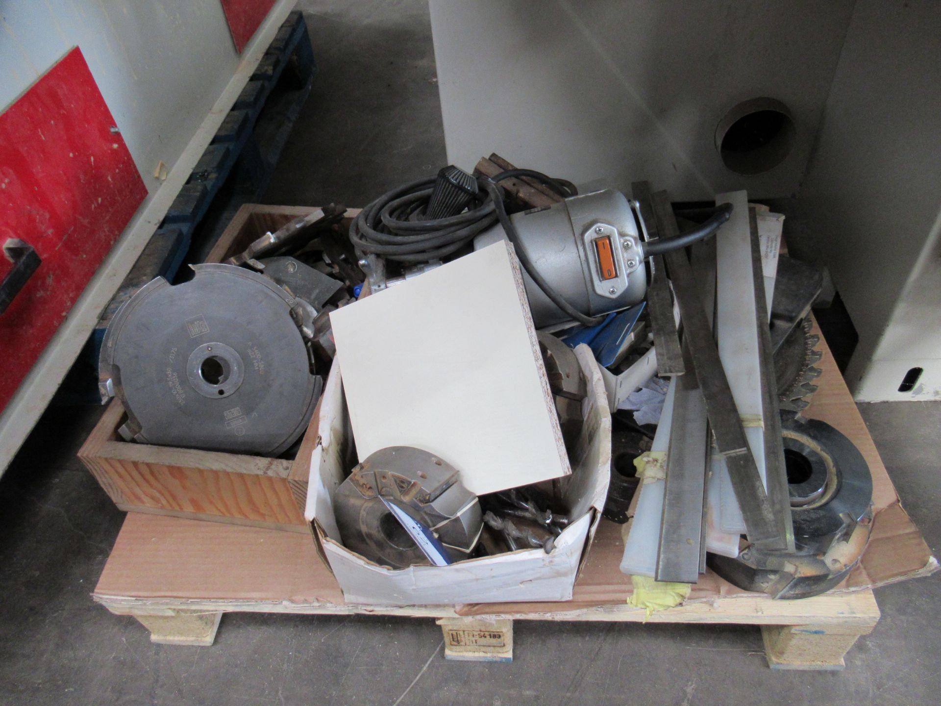 Pallet of Spares including cutting tools