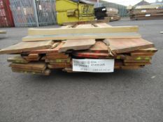 22mm Yew wood natural edge boards,