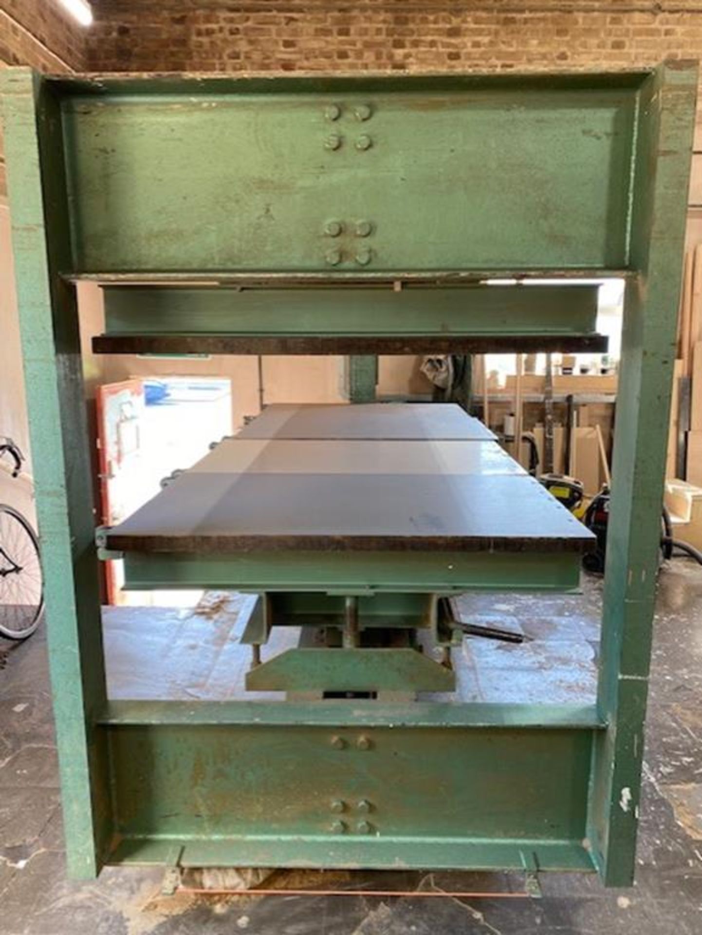 Interwood Cold Hydraulic Press 10ft x 4ft platen size - Image 2 of 4