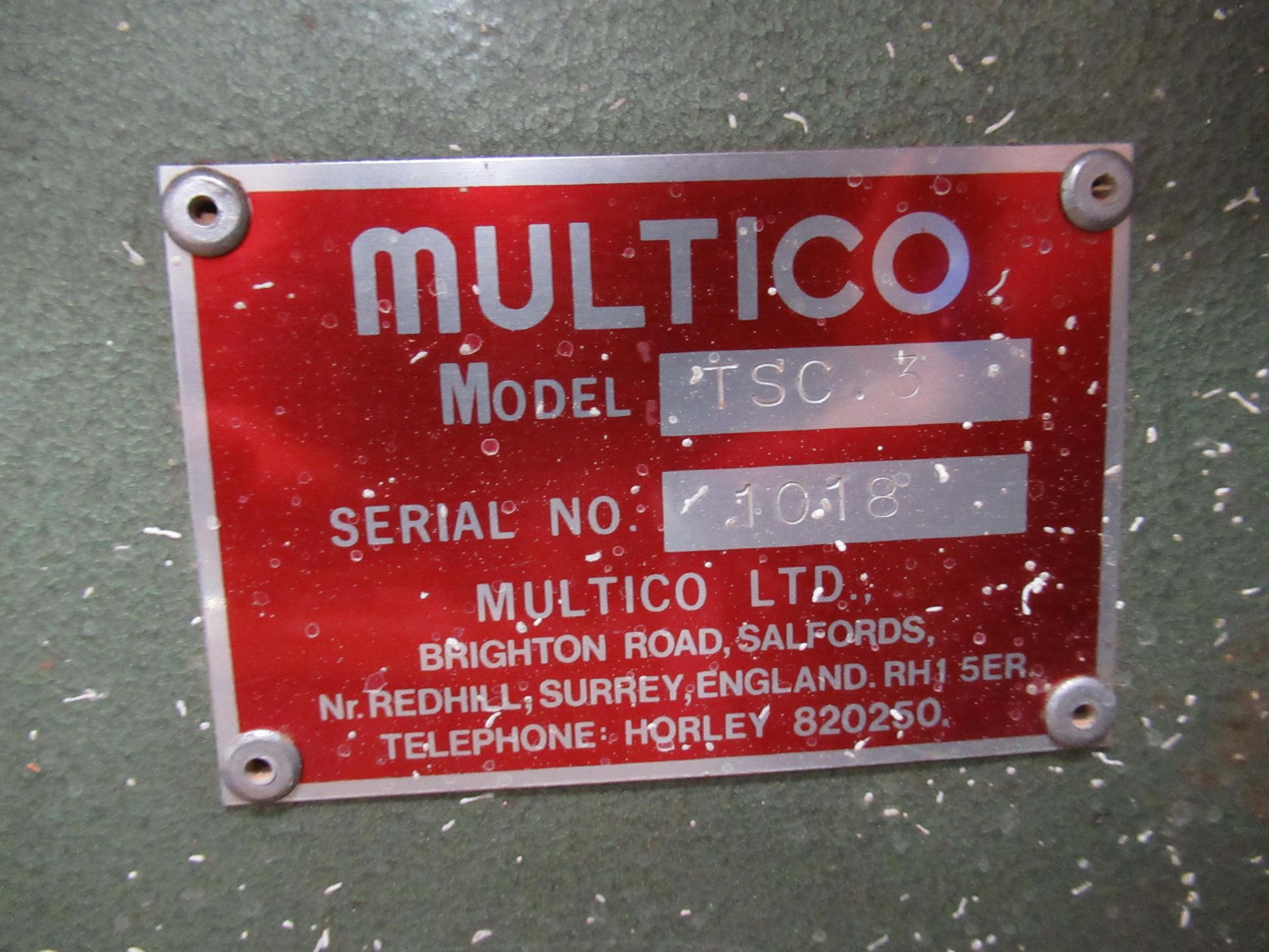 Multico Table Saw, 415V, 3PH,50Hz. - Image 9 of 10