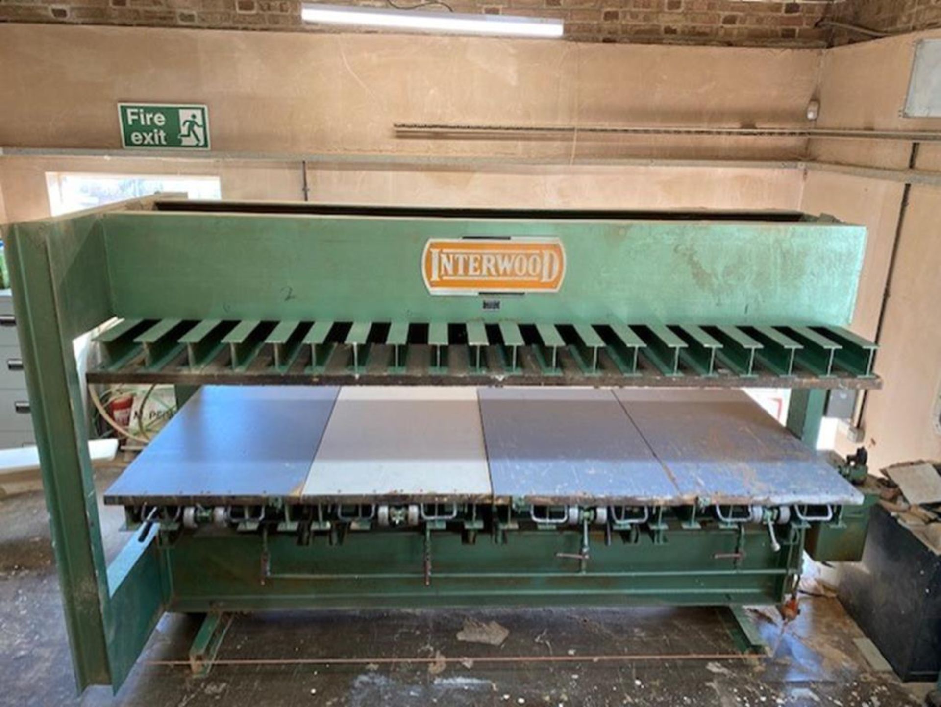 Interwood Cold Hydraulic Press 10ft x 4ft platen size