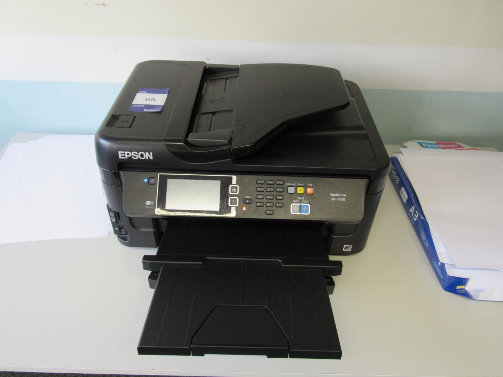 Epson Workforce WF-7610 A3 muti function printer - Image 2 of 2