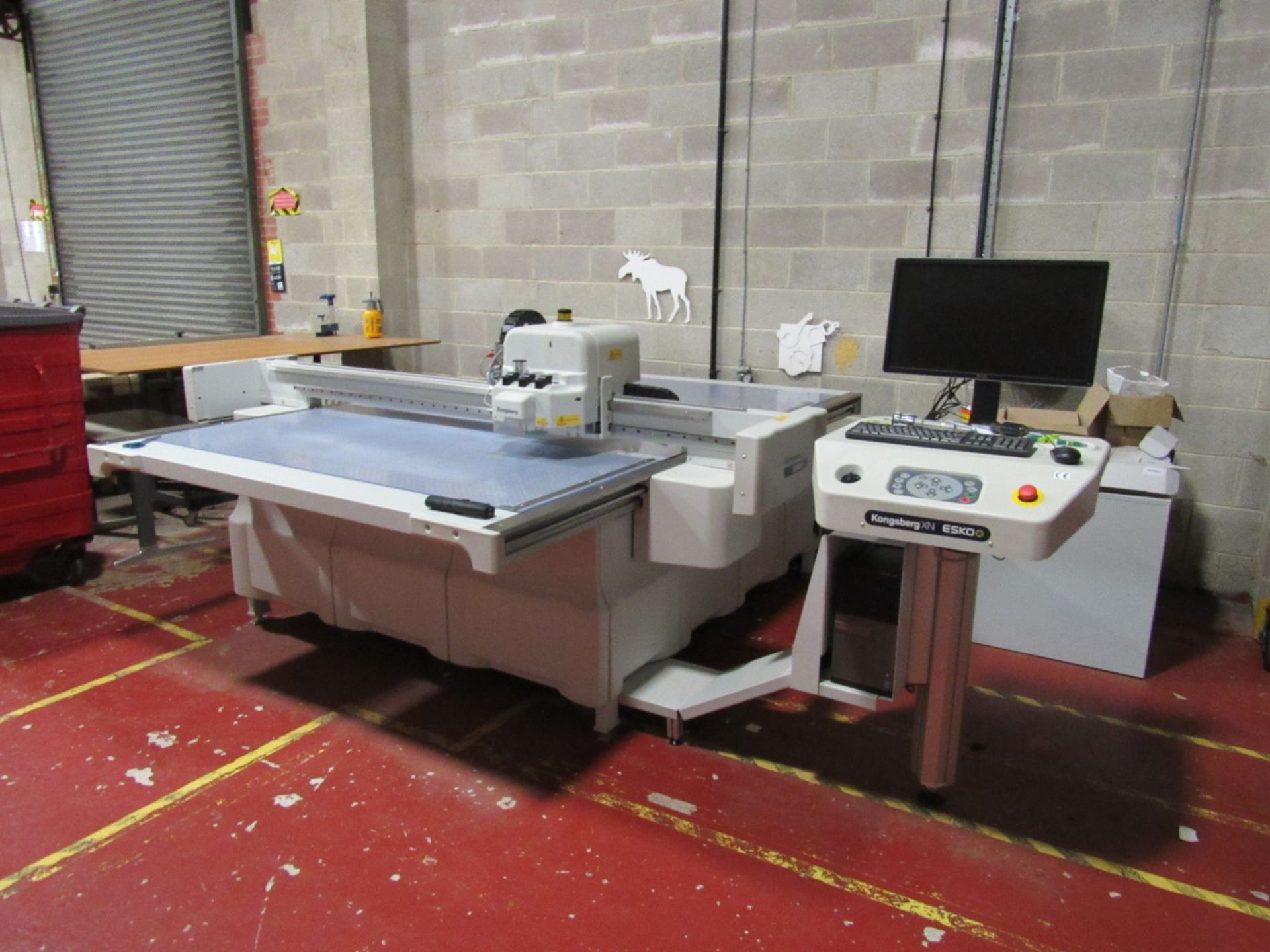 ESKO Kongsberg XN22P CNC Plate cutting table, Serial Number 300187, 06 2016 - Image 10 of 17