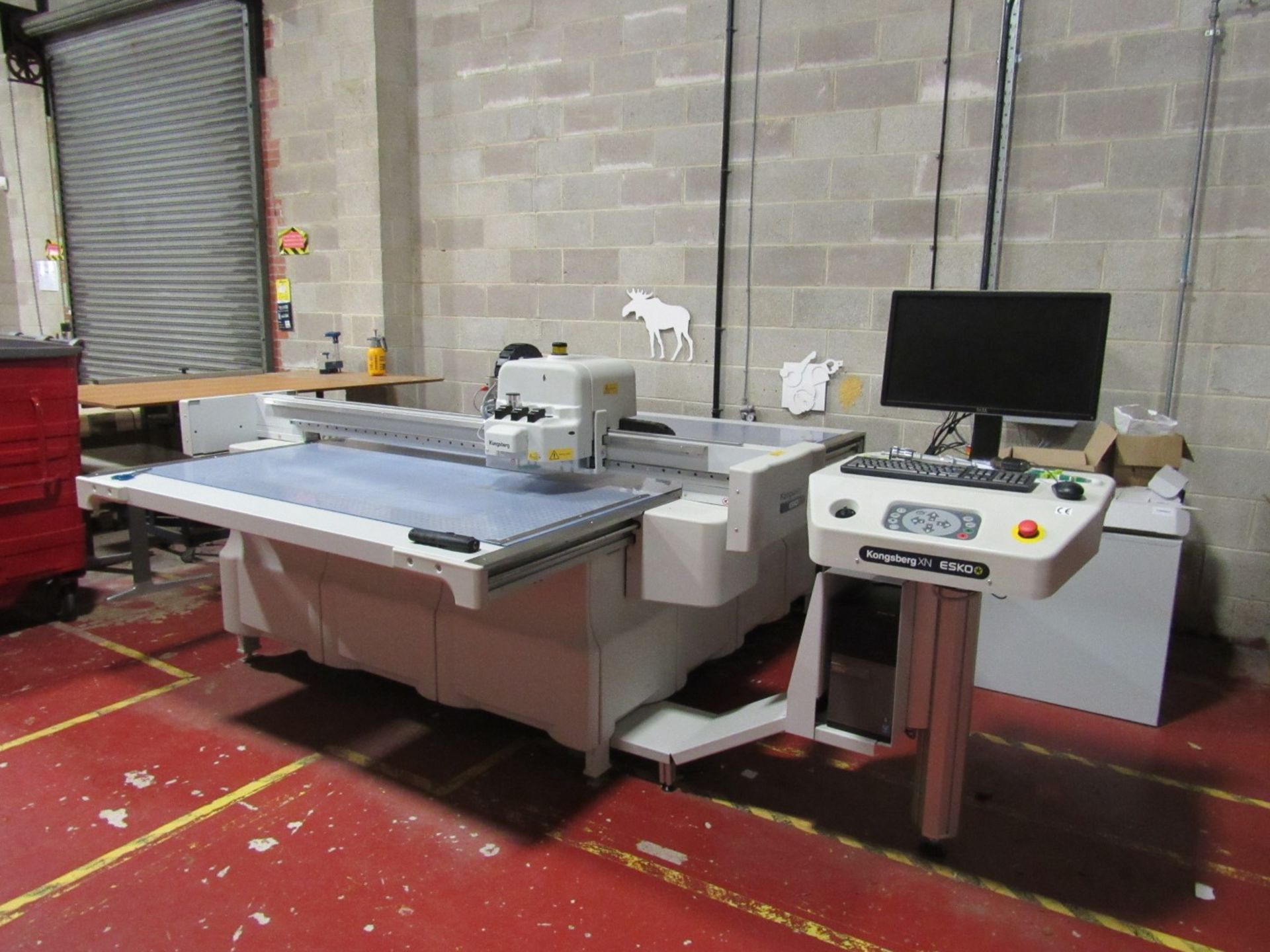 ESKO Kongsberg XN22P CNC Plate cutting table, Serial Number 300187, 06 2016 - Image 11 of 17