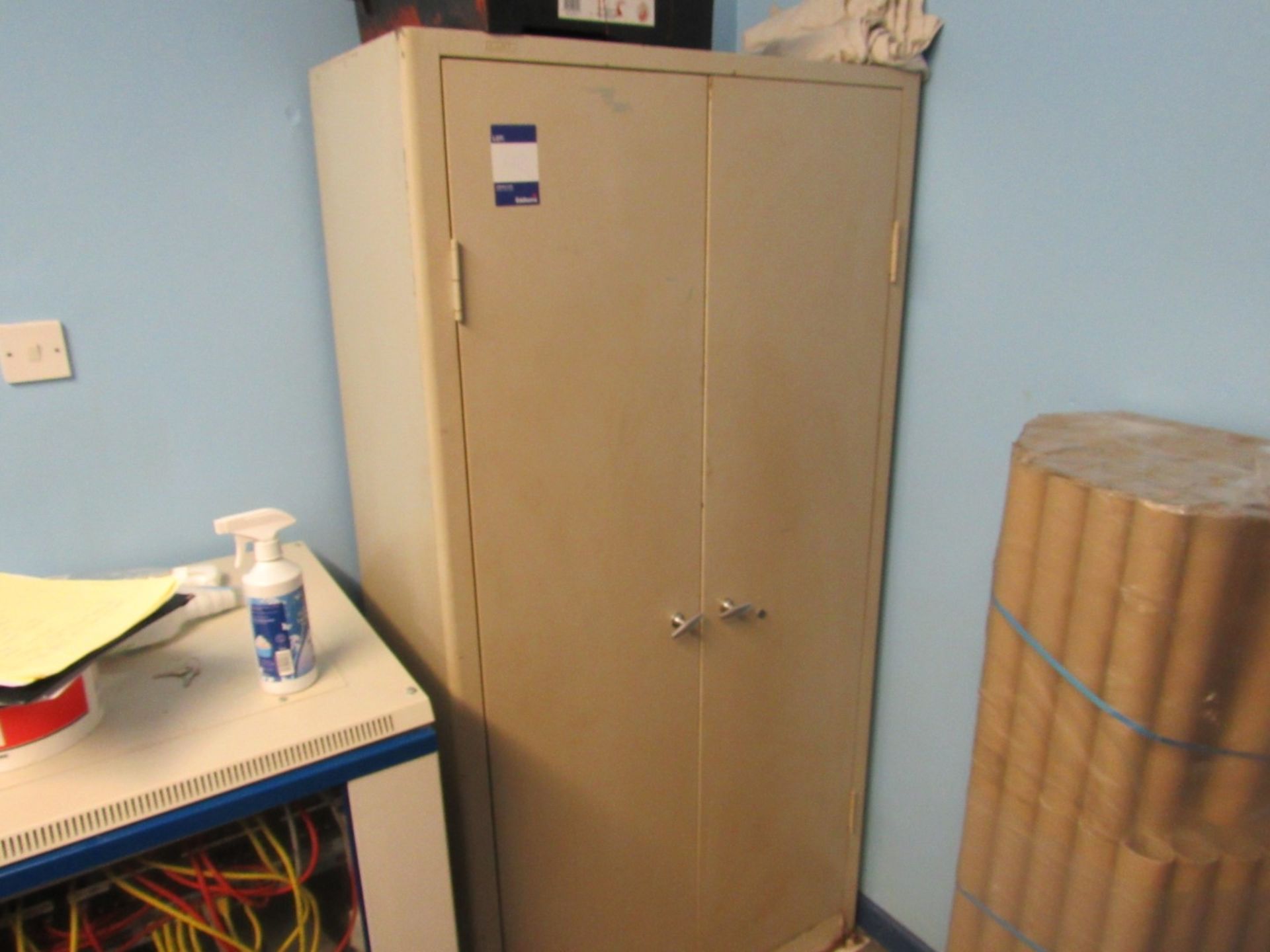 2 steel cabinets and contents - Image 2 of 4