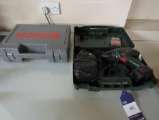 Bosch PSR 18LI-2 Cordless Drill with Battery, charger and case with BOSCH PSB 750-2 RE Corded