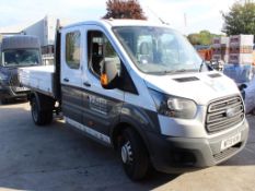 Ford Transit 350 L3 RWD 2.0 130PS Crew Cab Tipper, registration WT19 KXW, first registered 28/06/