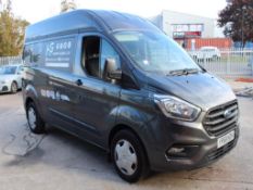 Ford Transit Custom 340 L2 Diesel FWD 2.0 TDCi 130PS high roof van, registration YP68 HDH, first