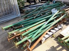 Large Quantity of assorted Acrow Props to 2 pallets (viewing strongly recommended in order to