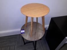 2x Circular Side Tables