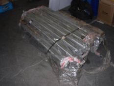 7 Aluminium Security Posts to pallet, 1700mm x 100 diameter