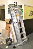 18-tread Triple Extension Ladder