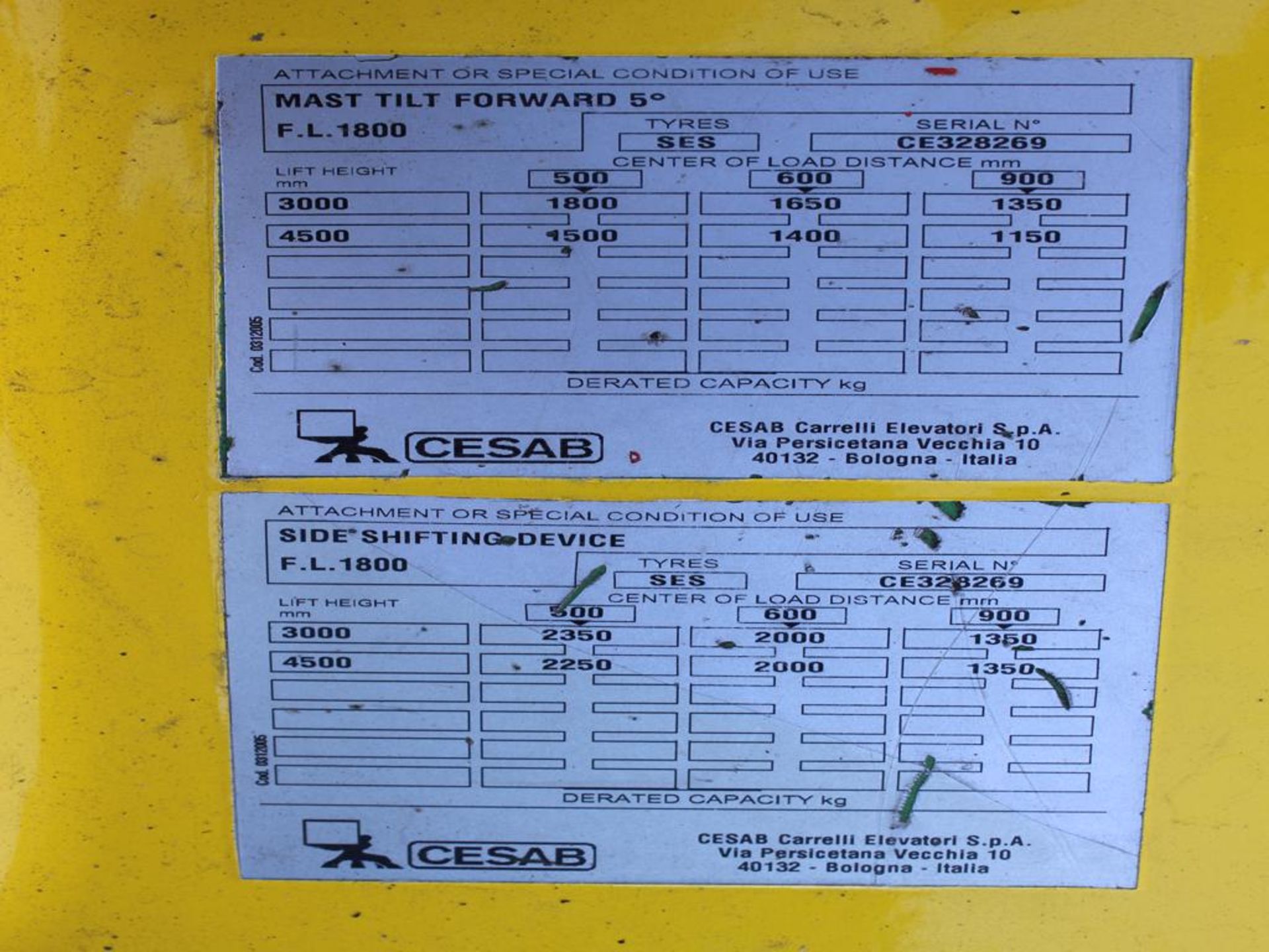 Refurbished Cesab Drago HN250 LPG forklift truck, serial number CE328269 (2008) 25,916 hours ( - Image 8 of 9