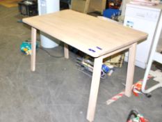 Light Wood Work Table 500 x 300mm