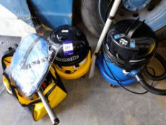 Assortment of Cleaning Accessories comprising 2 Numatic Vacuum Cleaners and associated items