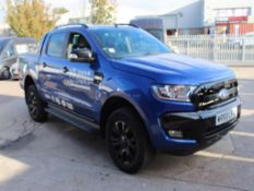 Ford Ranger Wildtrak X 3.2 200PC Double Cab Pick-Up, registration WR68 LFA, first registered 19/10/