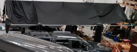 Aluminium framed Vehicle Cover/Marquee, 8m x 4m