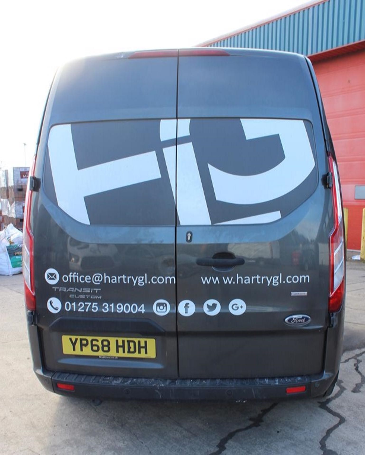 Ford Transit Custom 340 L2 Diesel FWD 2.0 TDCi 130PS high roof van, registration YP68 HDH, first - Image 5 of 10