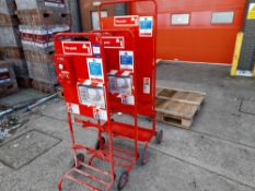 3x Fire Station Trolleys