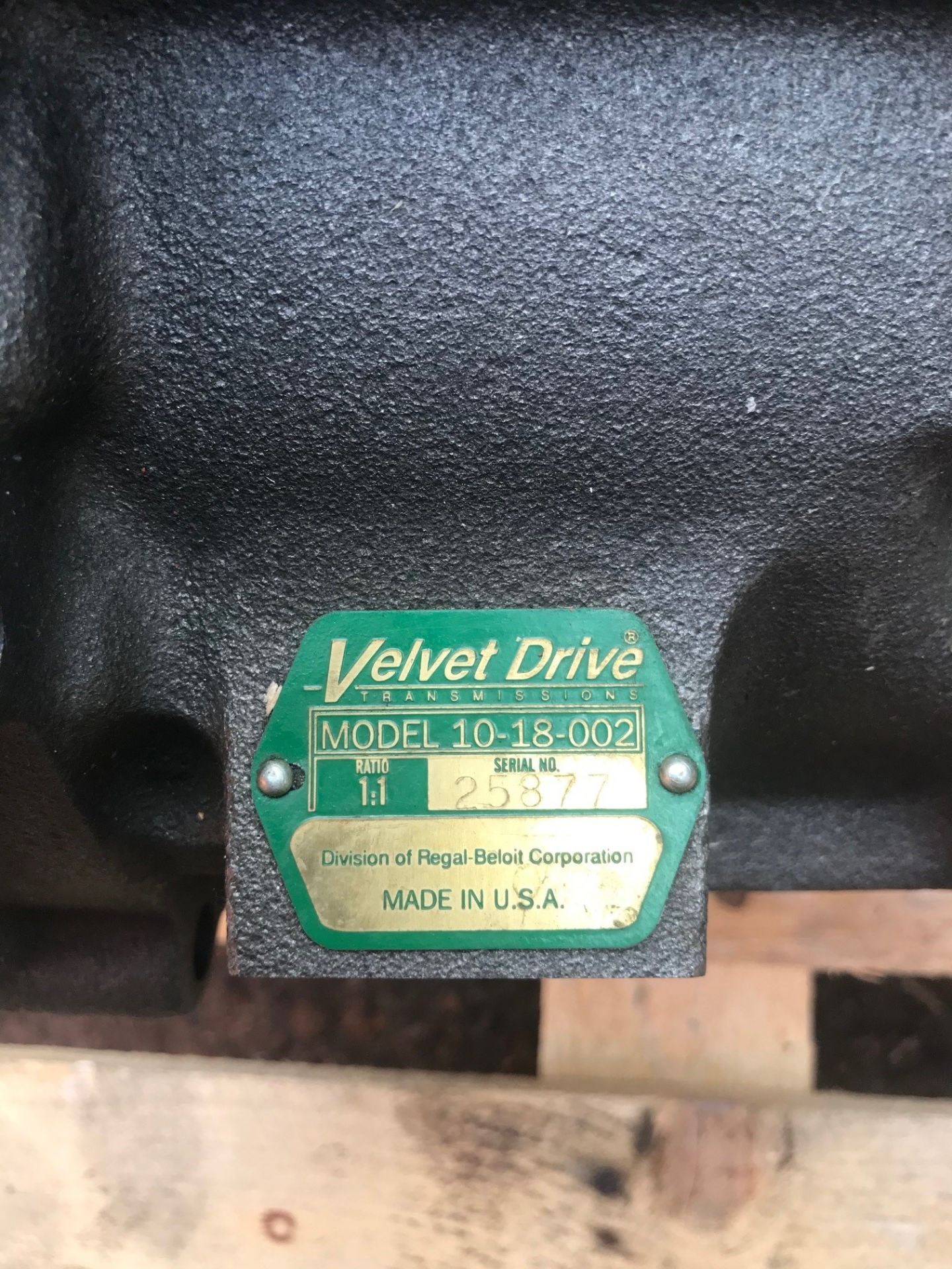 Borg Warner velvet drive 10-18-002 Ratio 1.1:1 Marine Gearbox - Image 5 of 5