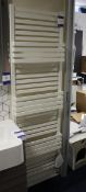 Satin white vertical radiator, 1640 x 500
