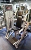 Rack weighted Lateral weighted chest press