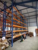 3 bays PSS Pallet Racking; 4 end frames & 20 cross