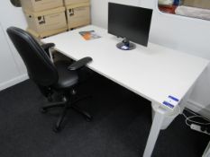 Steel framed Office Table & Chair 1600mm x 800mm