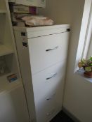 4-drawer Filing Cabinet, white