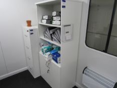 3-shelf & Cupboard Unit, white