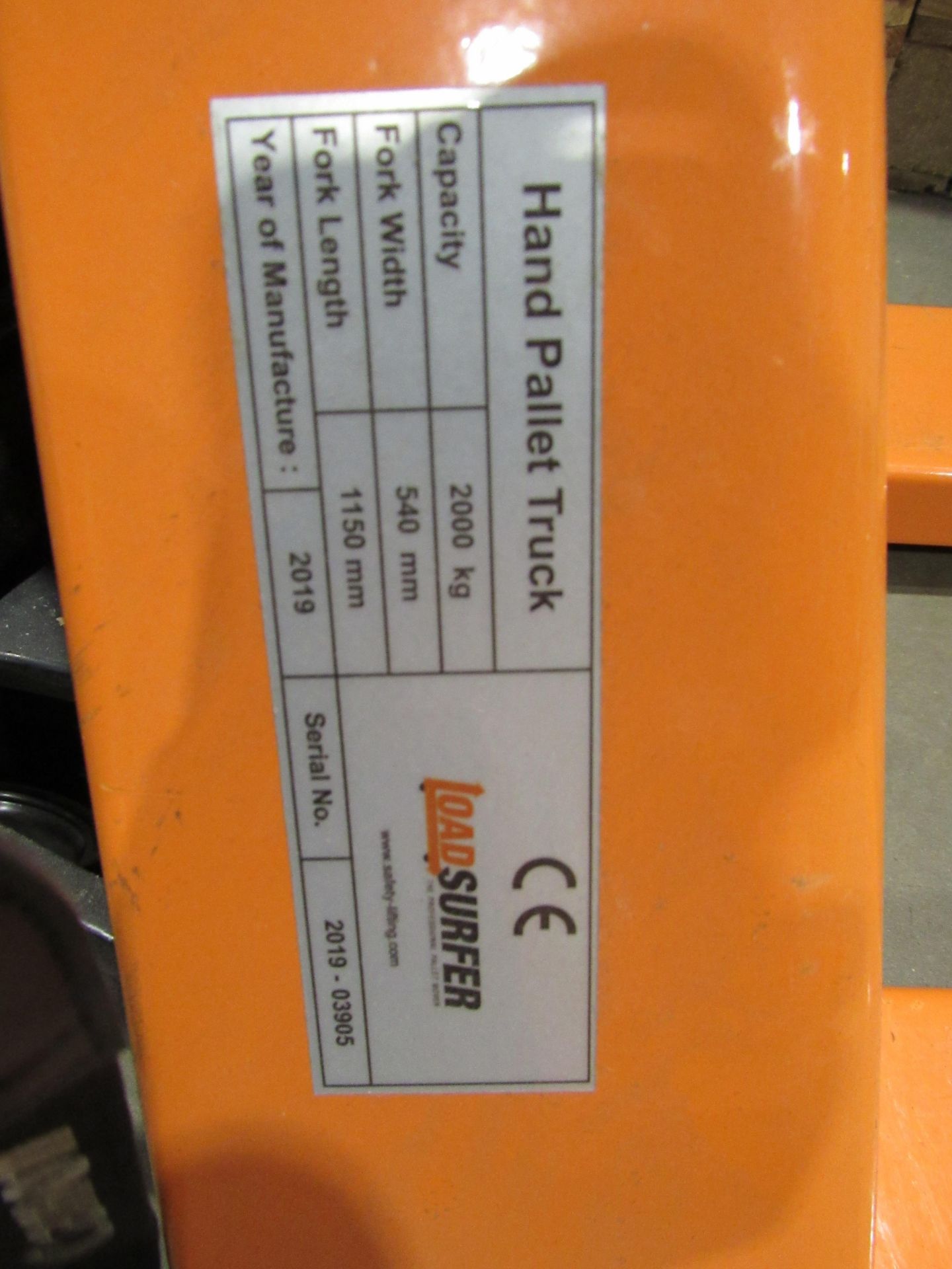 LoadSurfer 2000kg Pallet Truck - Image 3 of 3