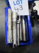 Indexable carbide milling cutters