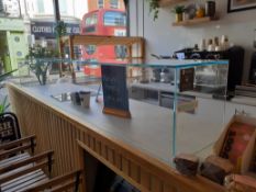 Glass Counter Cover, 2300 x 350 x 350mm