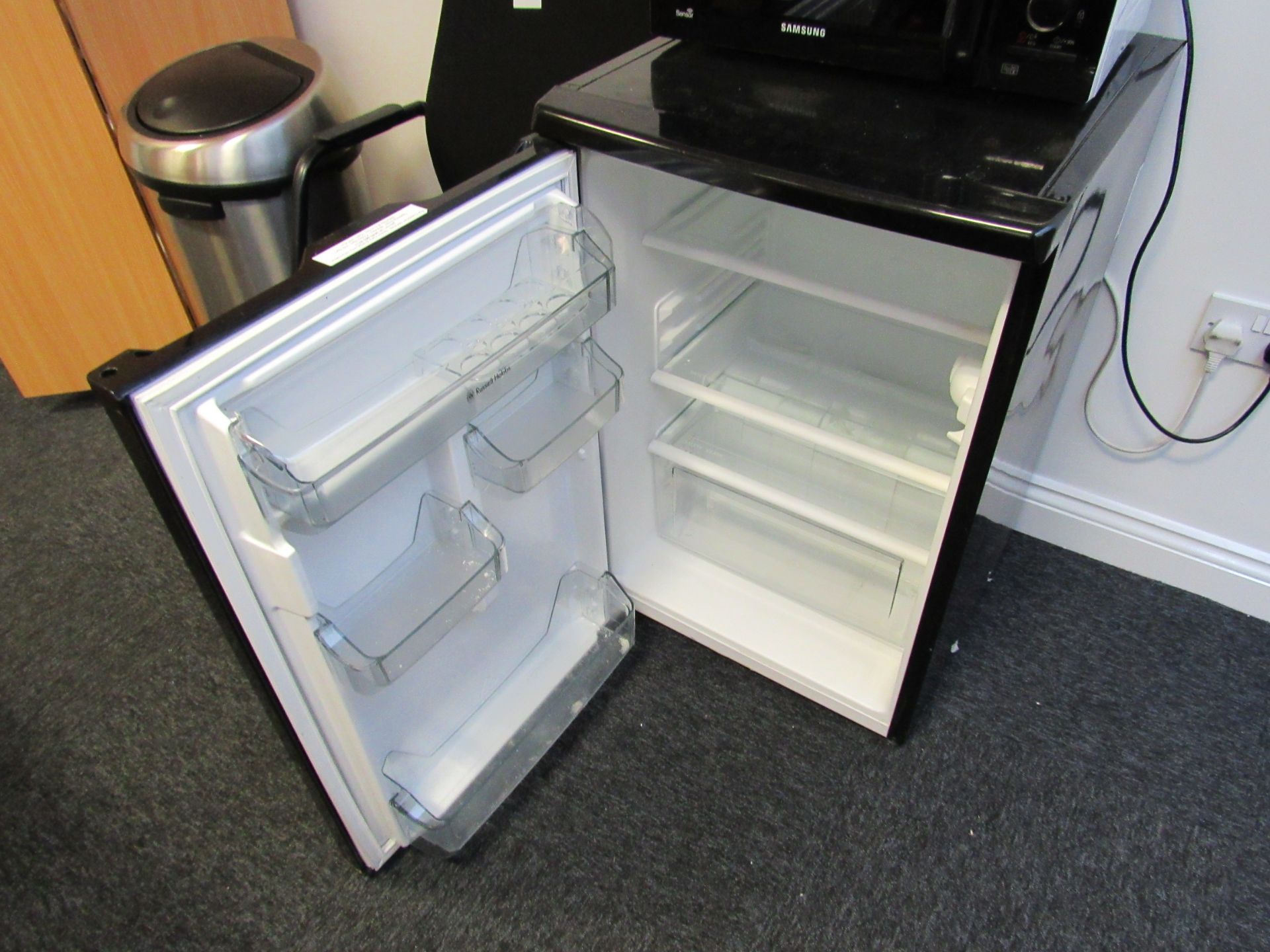 Russell Hobbs Undercounter Fridge and Samsung Microwave – (Located in York) - Image 3 of 3