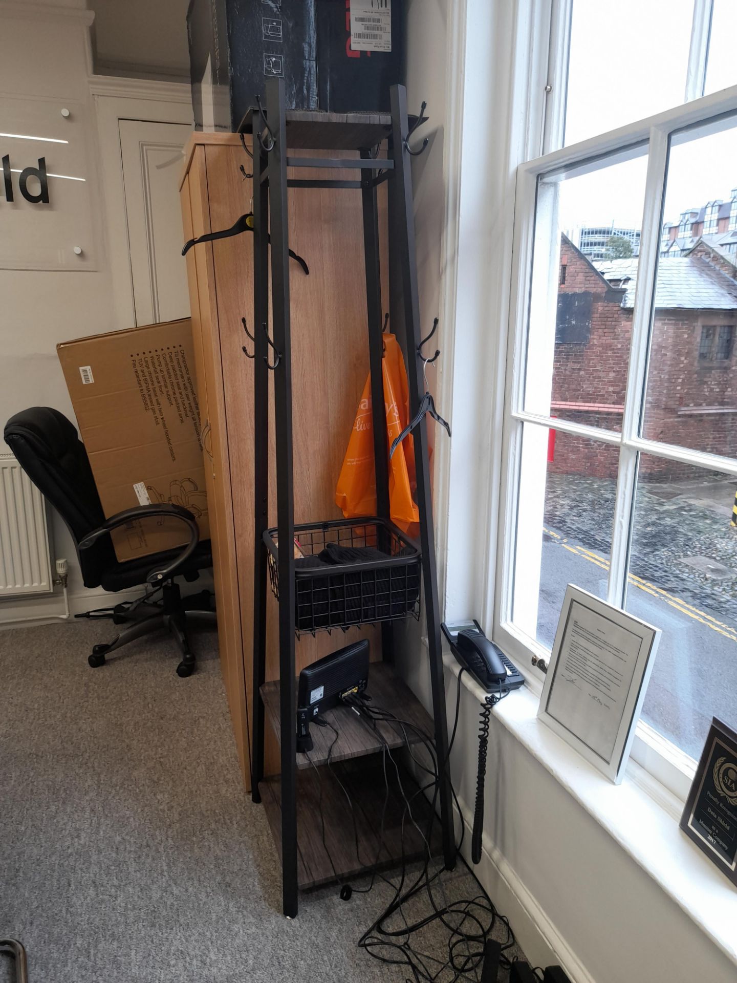 Coat stand with shelves (collection from Chester)