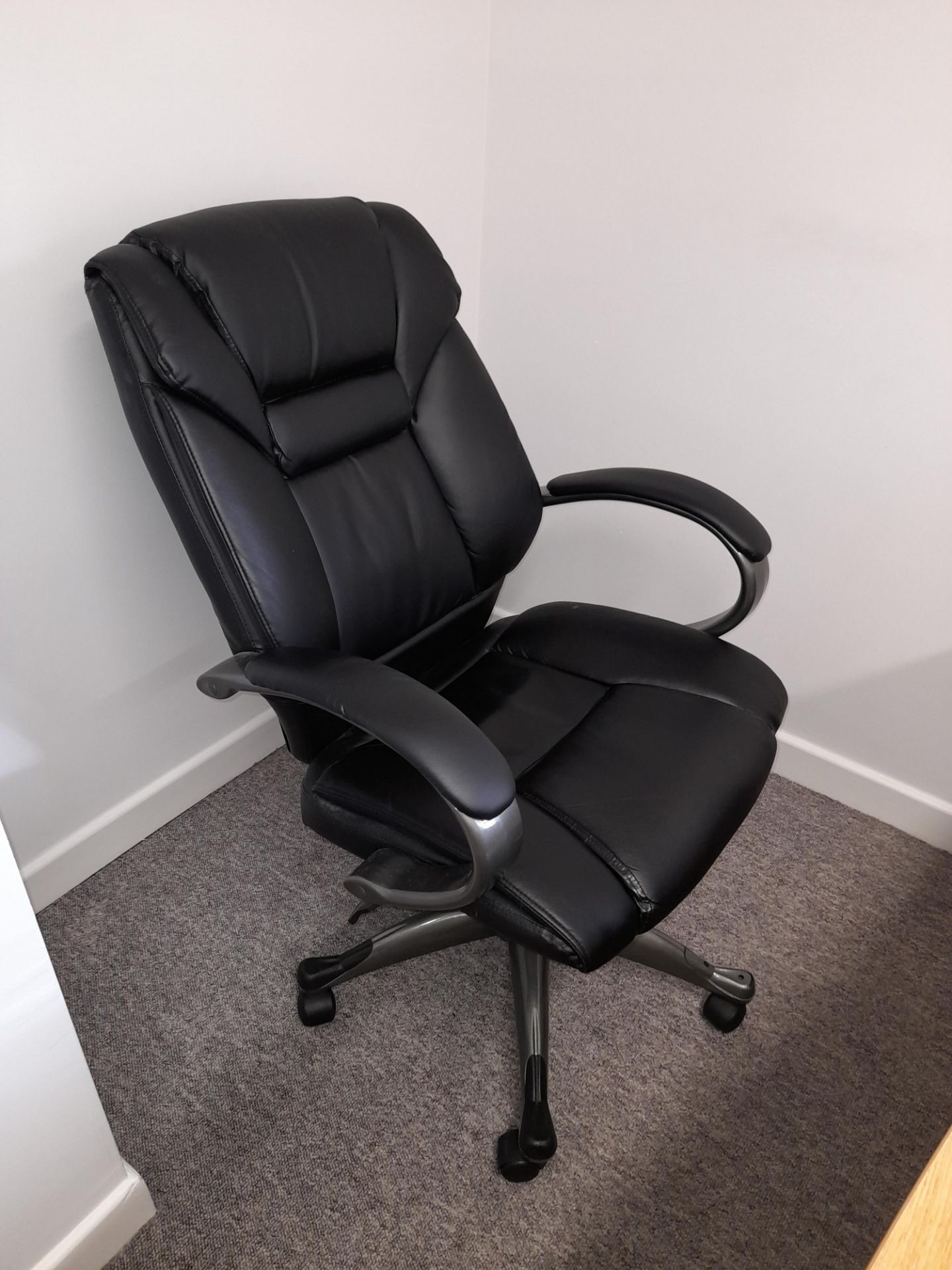 Contents of room to included 3 – Desks, 3 - Pedestal drawers, 3 - Directors chairs and Small - Image 3 of 5