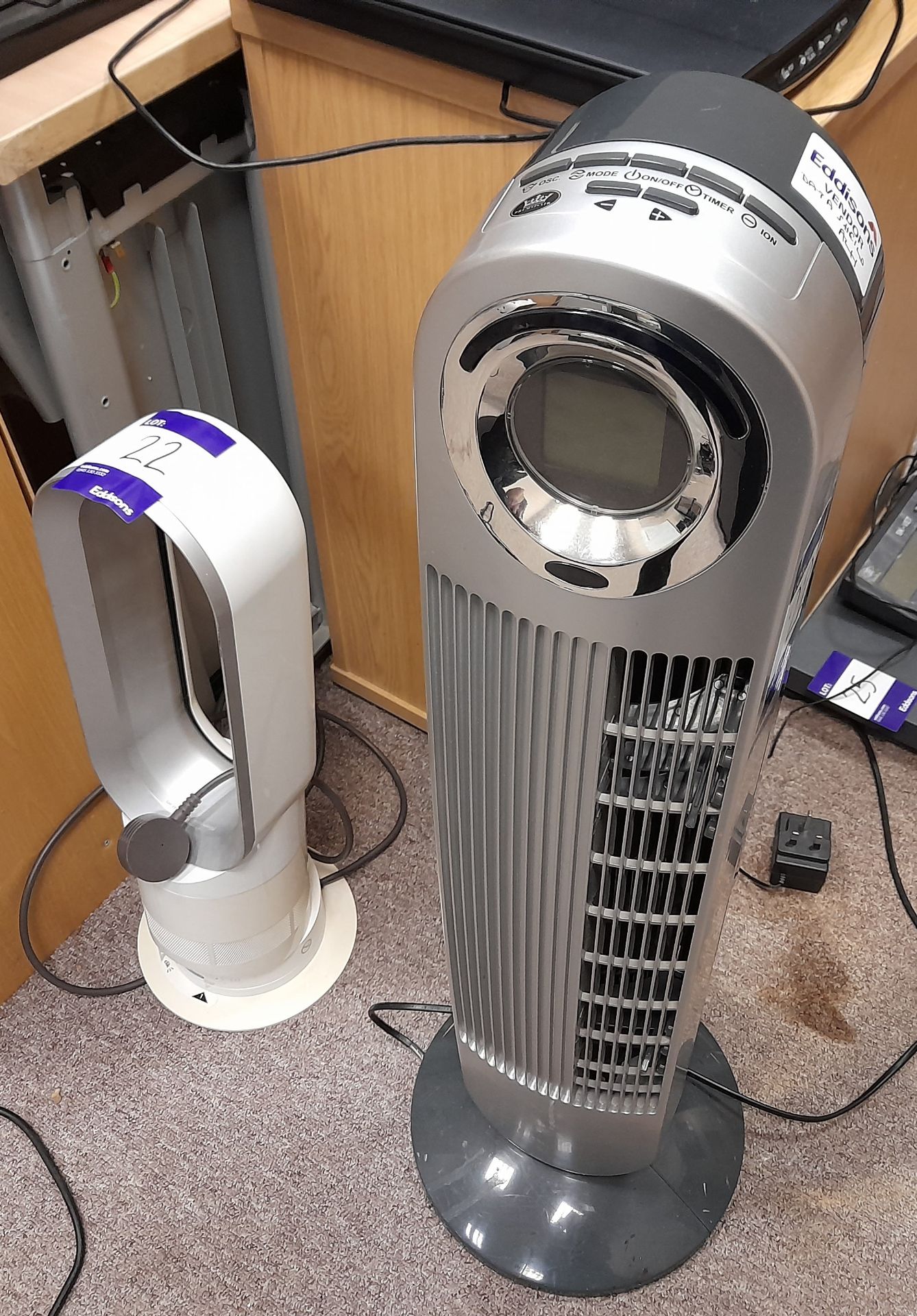 Dyson AM04 fan heater, and Prem-i-air tower fan - Image 2 of 3