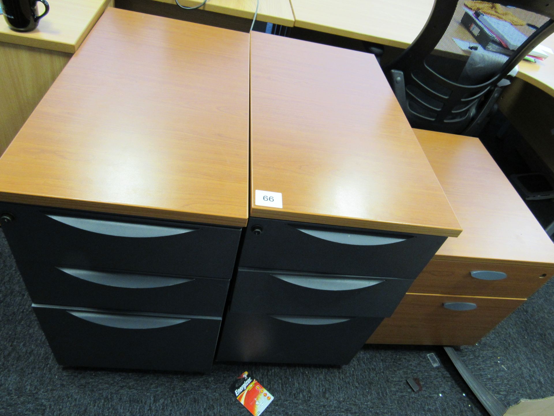 3 Various Desk High Pedestals – (Located in York) - Image 2 of 2