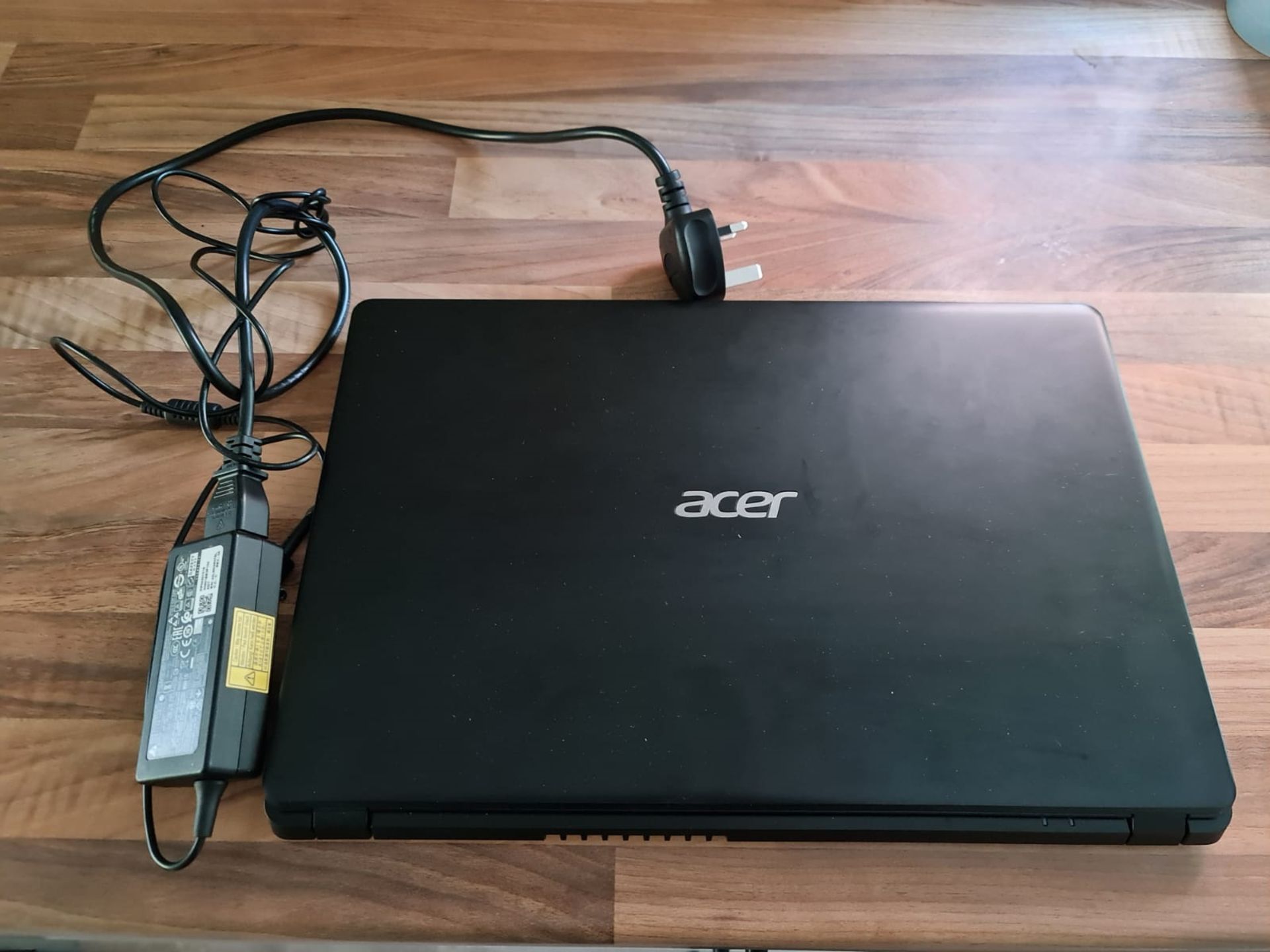 Acer Aspire 3 model N19C1 laptop computer, serial number NXHH8EK00301702D0F36400 with charger - Image 2 of 3